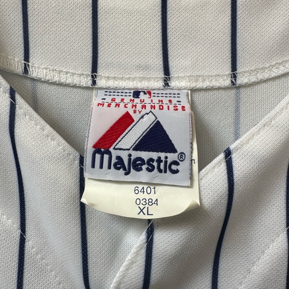 Vintage Majestic New York Yankees Derek Jeter #2 Youth XL Baseball Jersey Shirt - Picture 9 of 12